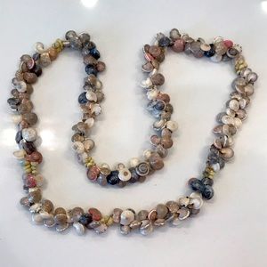 Shell necklace, 34”
